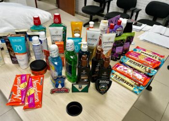 Perfumes, chocolates e cosméticos: Guarda Municipal recupera R$ 1,1 mil em produtos furtados de farmácia