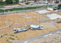 Mais esporte e lazer: obra do Complexo Esportivo de Rio Marinho segue a todo vapor