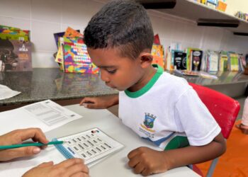 Cariacica inicia sondagem de fluência leitora com alunos do 1º ano da rede municipal